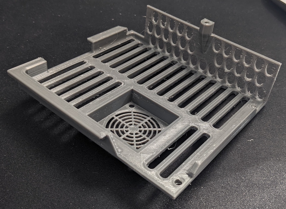 Ender 3 v2 Board Cover with 4020 Fan Support