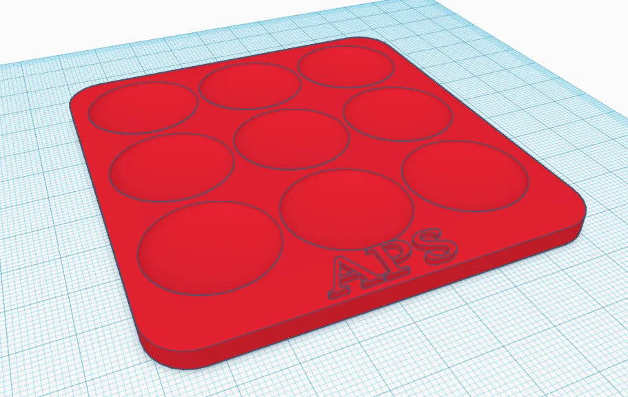 Paint Plate by AntDam, Download free STL model