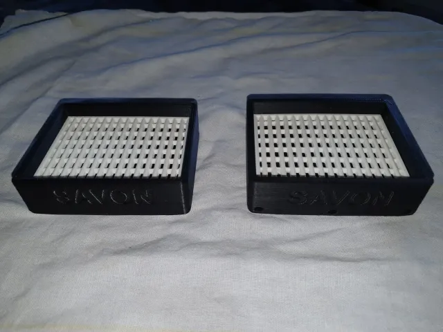 Draining & Non-draining soap dish / Porte-savon drainant et non drainant