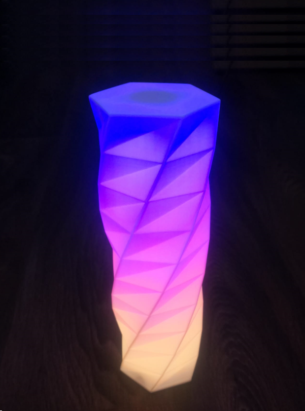 Twisted Lamp 2.0 - no base, all lamp