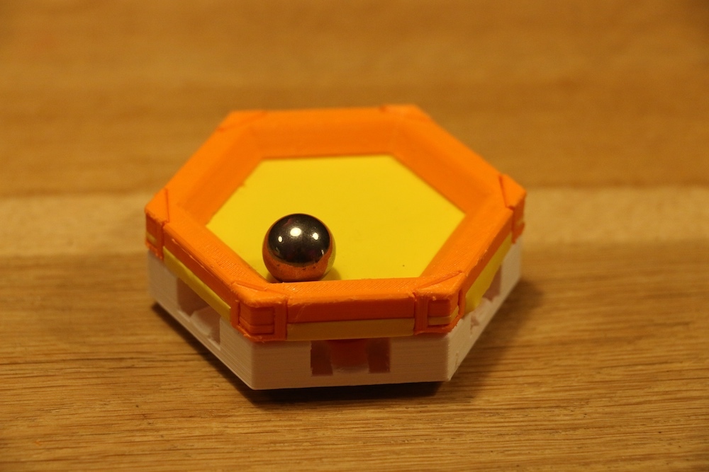 Miniatura 3 do modelo 3D Marble track - Trampoline (Gravitrax compatible when using my 6 exit basic tile)