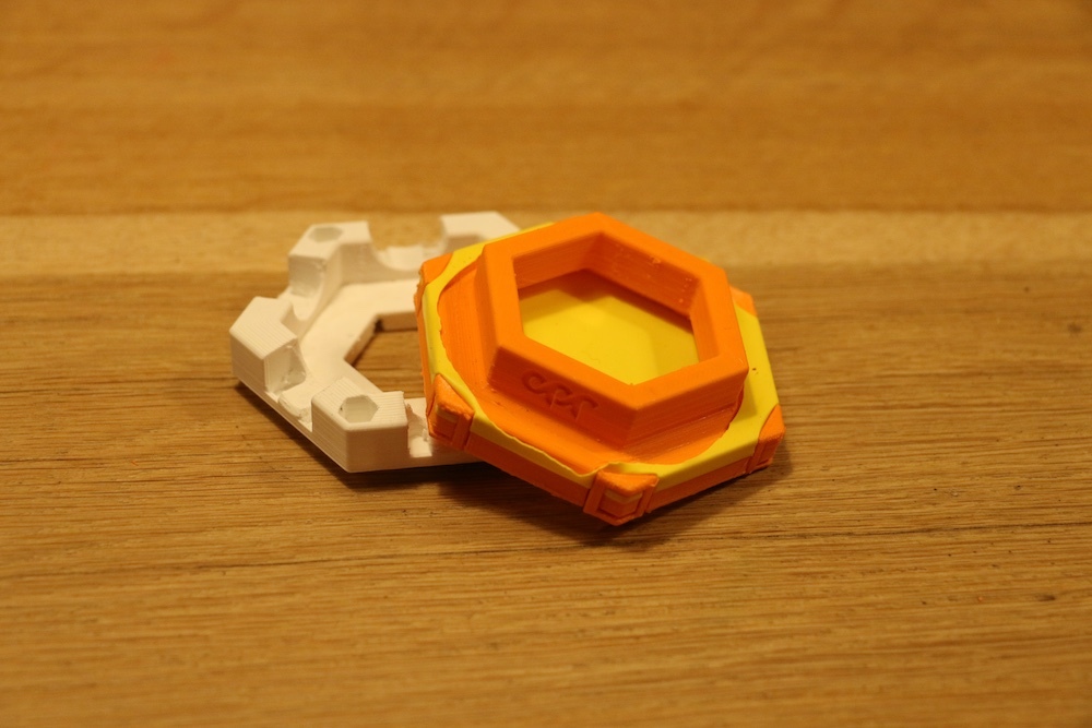 Miniatura 4 do modelo 3D Marble track - Trampoline (Gravitrax compatible when using my 6 exit basic tile)
