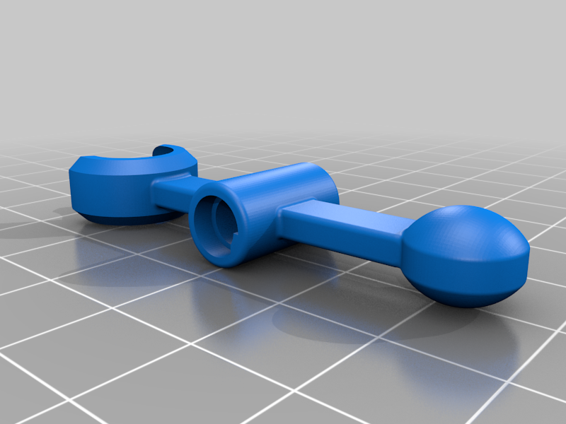 Miniatura 2 do modelo 3D Marble track - hammer (Gravitrax compatible when using my basic tile)