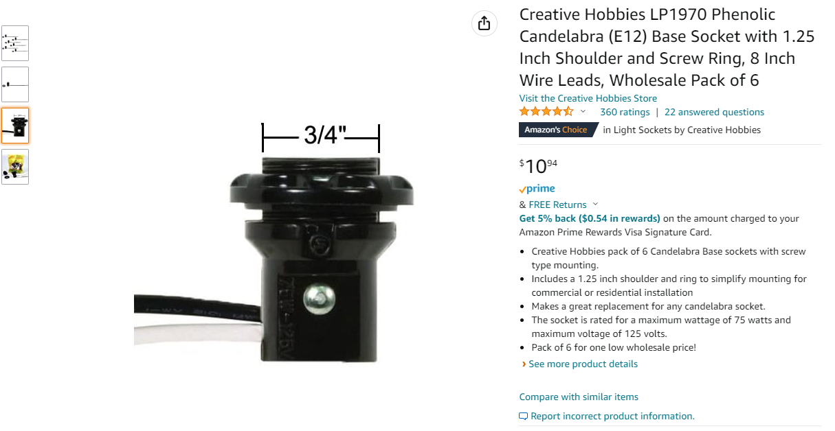 Miniatura 3 do modelo 3D Minecraft Ore Lamp