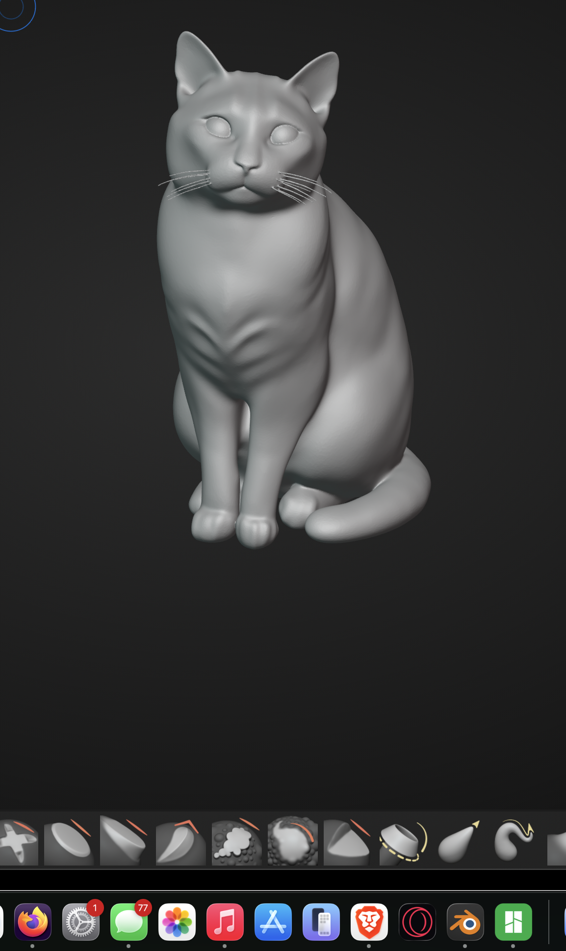 fatty realistic cat