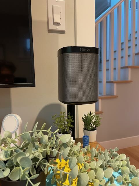 Sonos Play:1 Desk mount with cable channel