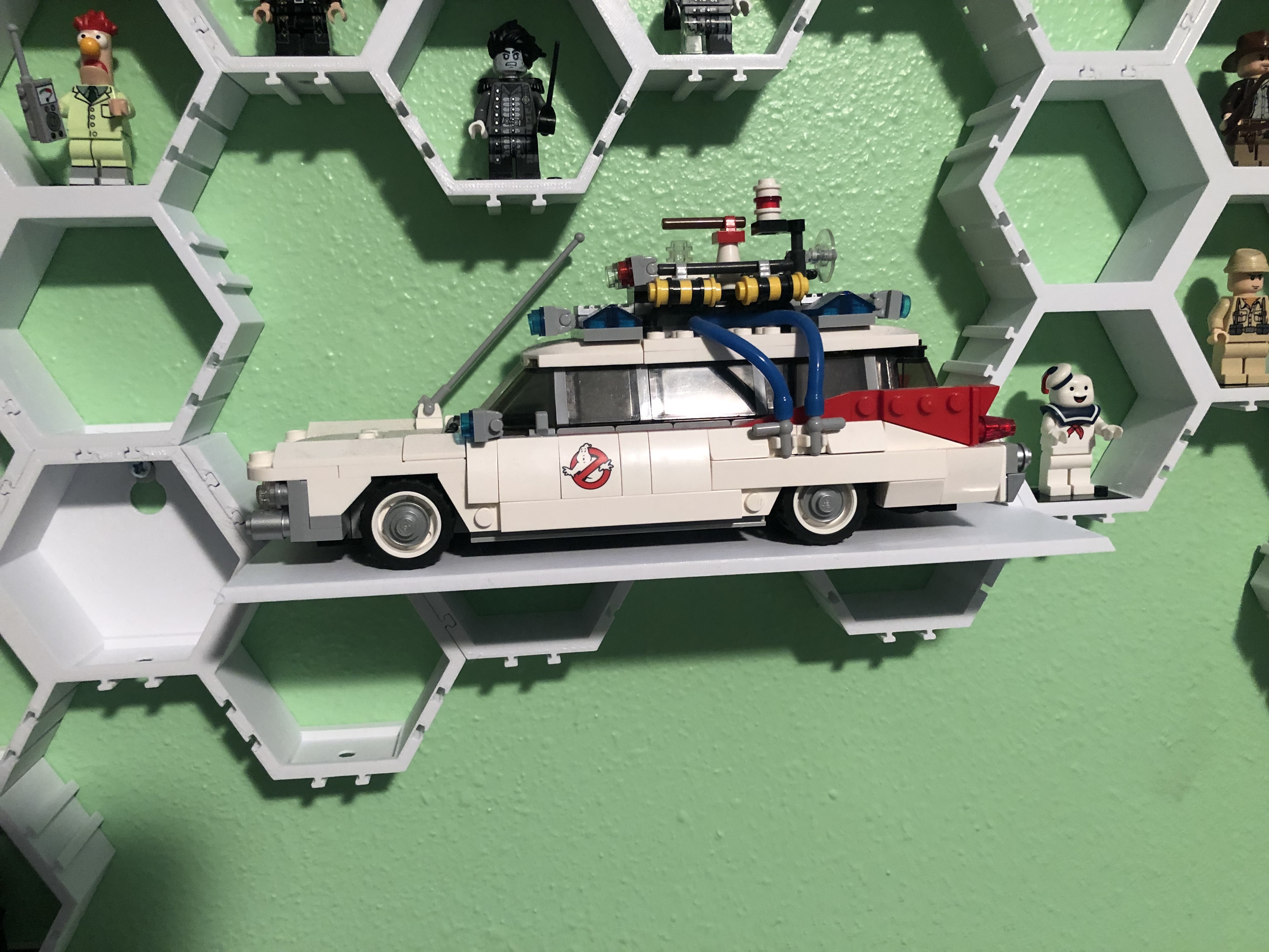 LEGO Hexagon Ecto-1 / Speed Champions Shelf