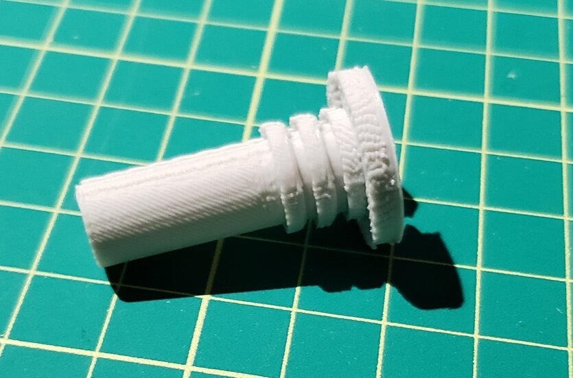 Miniatura 4 do modelo 3D Split flex wire loom thru panel fitting