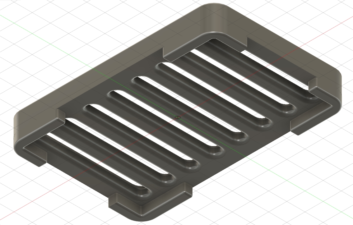 Miniatura 2 do modelo 3D Slotted Soap Dish