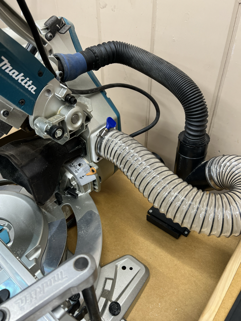 Makita LS1219L Miter Saw 2 1 2 Dust Adapter by Chris E Download free STL model Printables