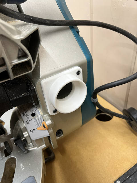 Makita LS1219L Miter Saw 2 1/2" Dust Adapter