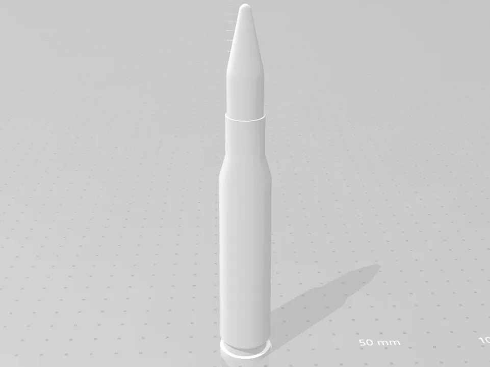 Bullet .50 BMG - 3D Model by frezzy