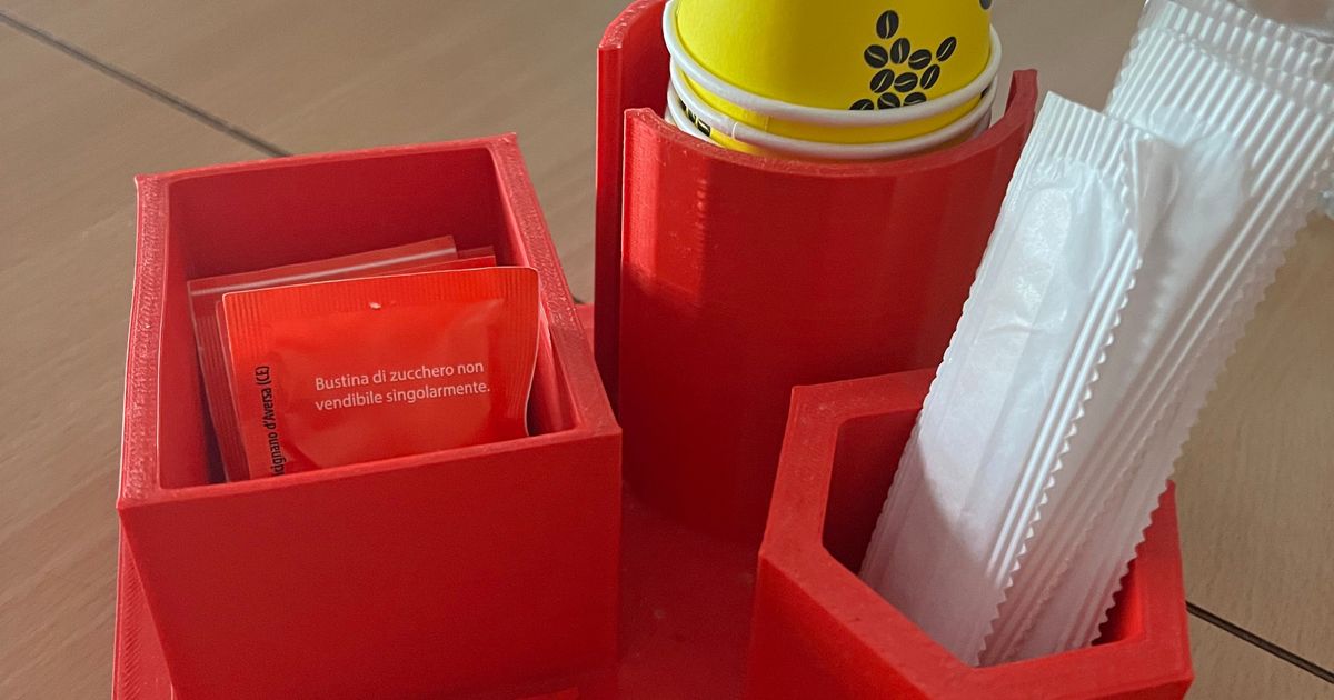 tabletop coffee dispenser by GigiGarage Download free STL model