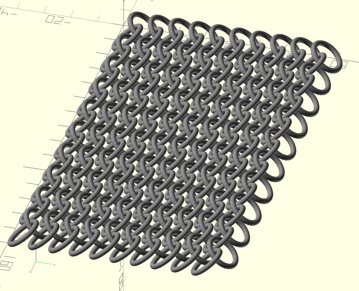 Parametric Chain Mail V2 by Bike Cyclist | Download free STL model ...