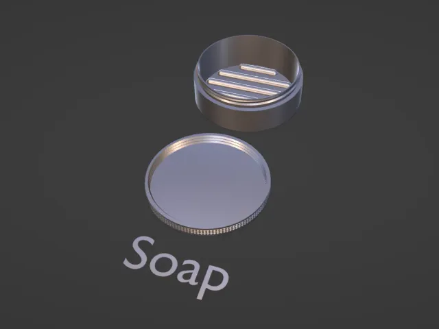 Round Soap Container