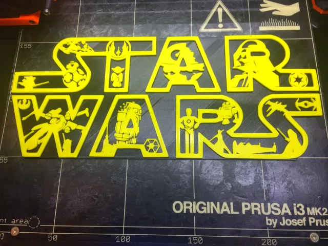 Star Wars Logo Mural