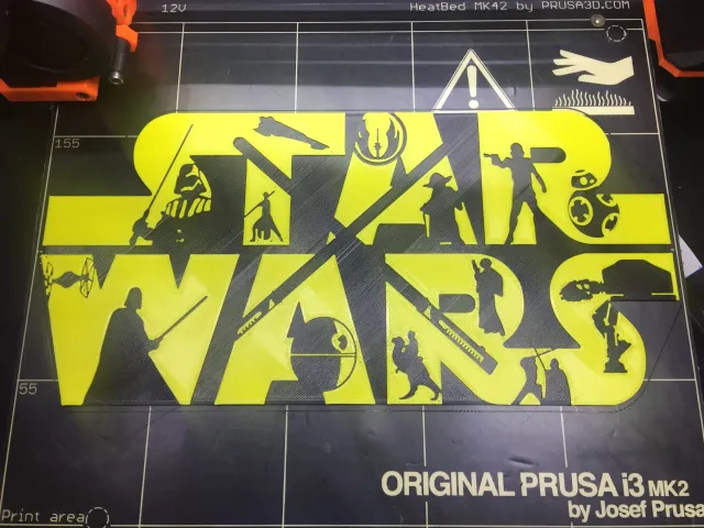Star Wars Logo Mural V2