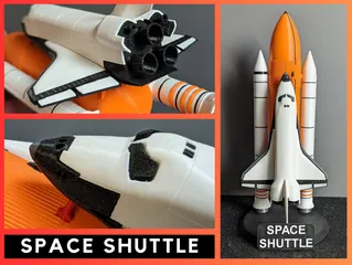 3d printed star trek shuttle