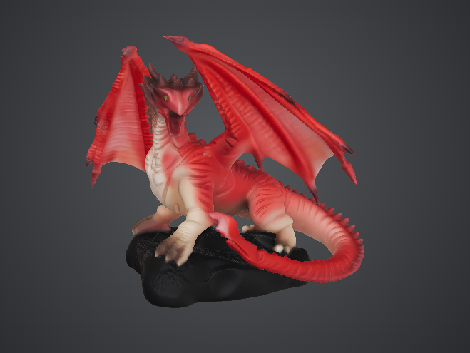 Volcano Dragon 3D model