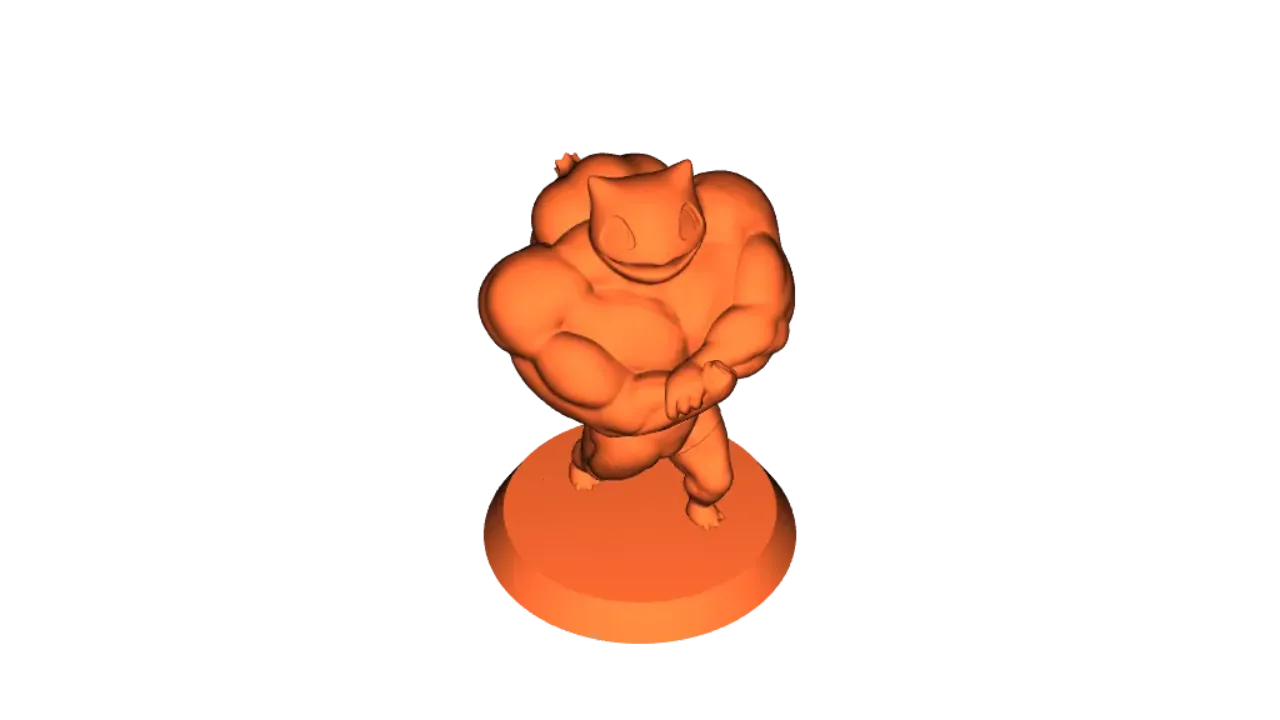 STL file Squirtle muscle・3D printing design to download・Cults