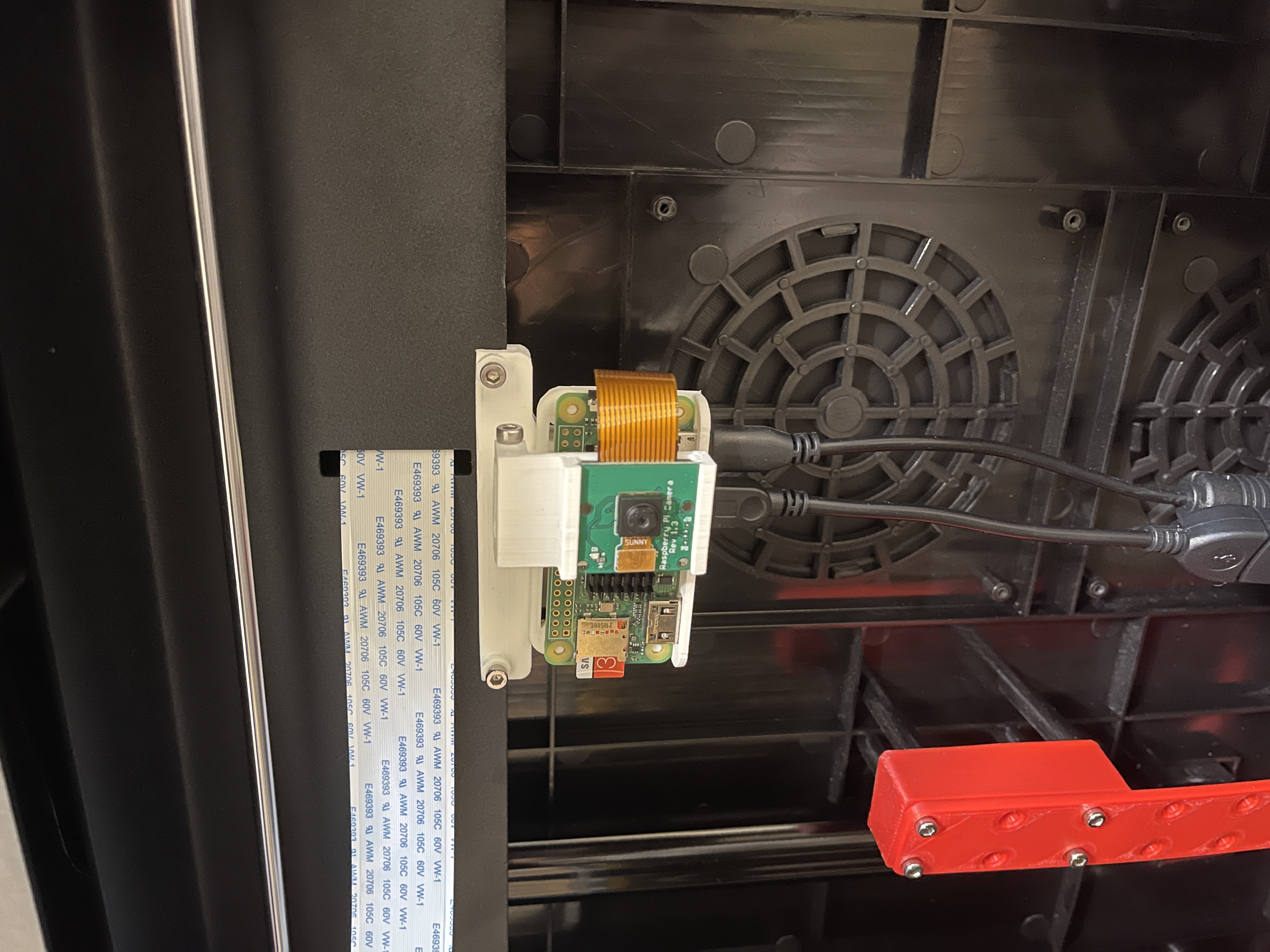 Raspberry Pi Zero 2 W Case with Gimbaled Camera with Mount for X-Max (X-Plus)