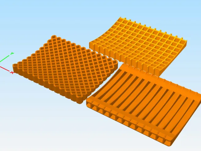 Lattice soap holder