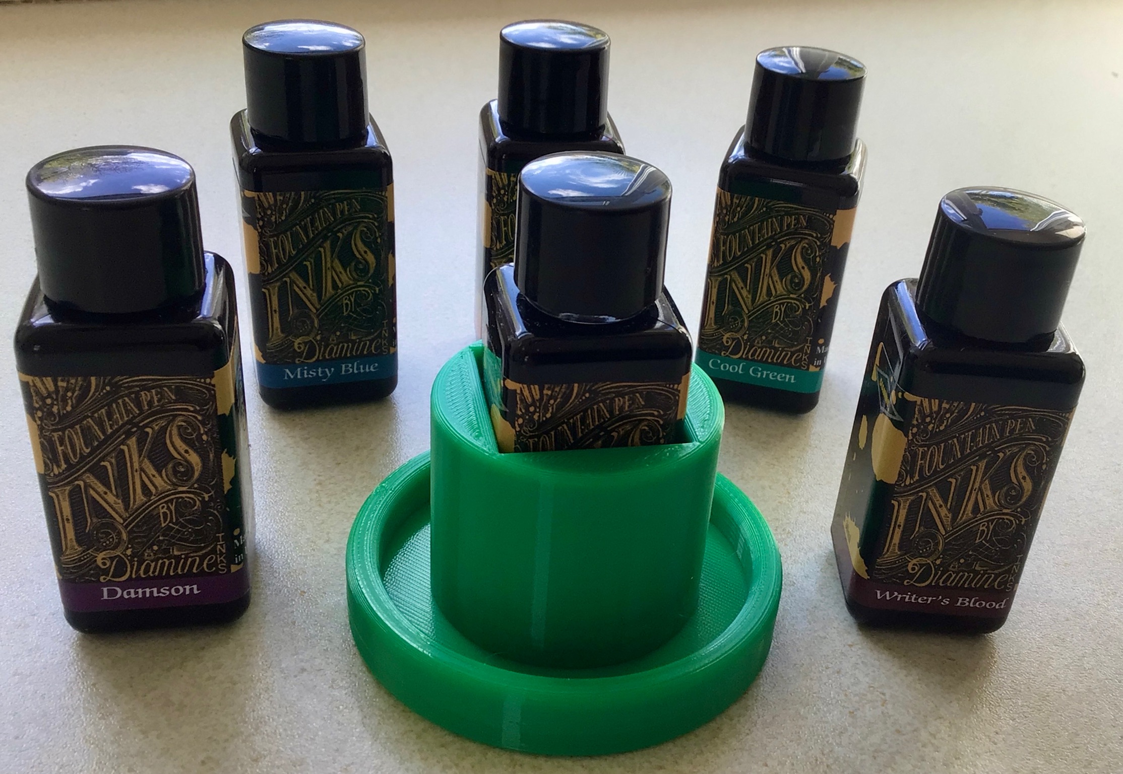 Fountain Pen Ink Bottle Stand