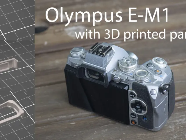 Replacement parts for Olympus E-M1 mk1, eyecup, port cover and battery door lever