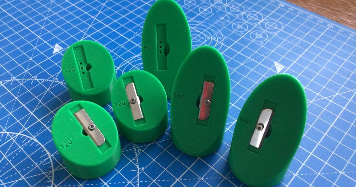 PTFE Tube Chamfer Pencil Sharpener Style by Big E Download free STL model