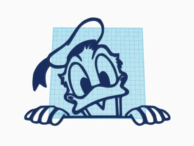 Donald peeping you