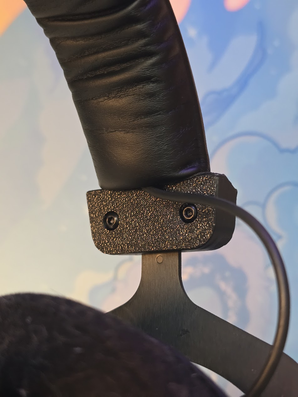 Beherdynamic DT990 headband slider with m3 heatset inserts
