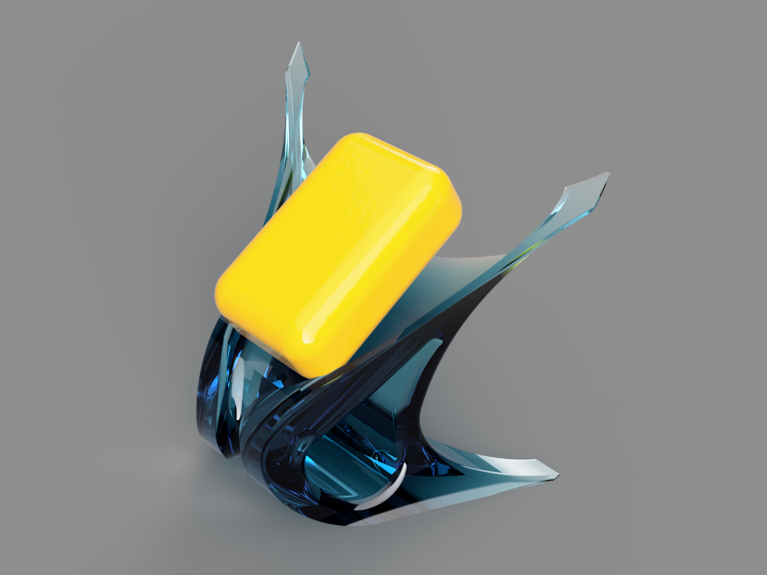 Soap dish throne