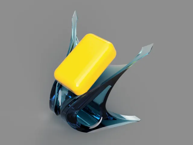 Soap dish throne
