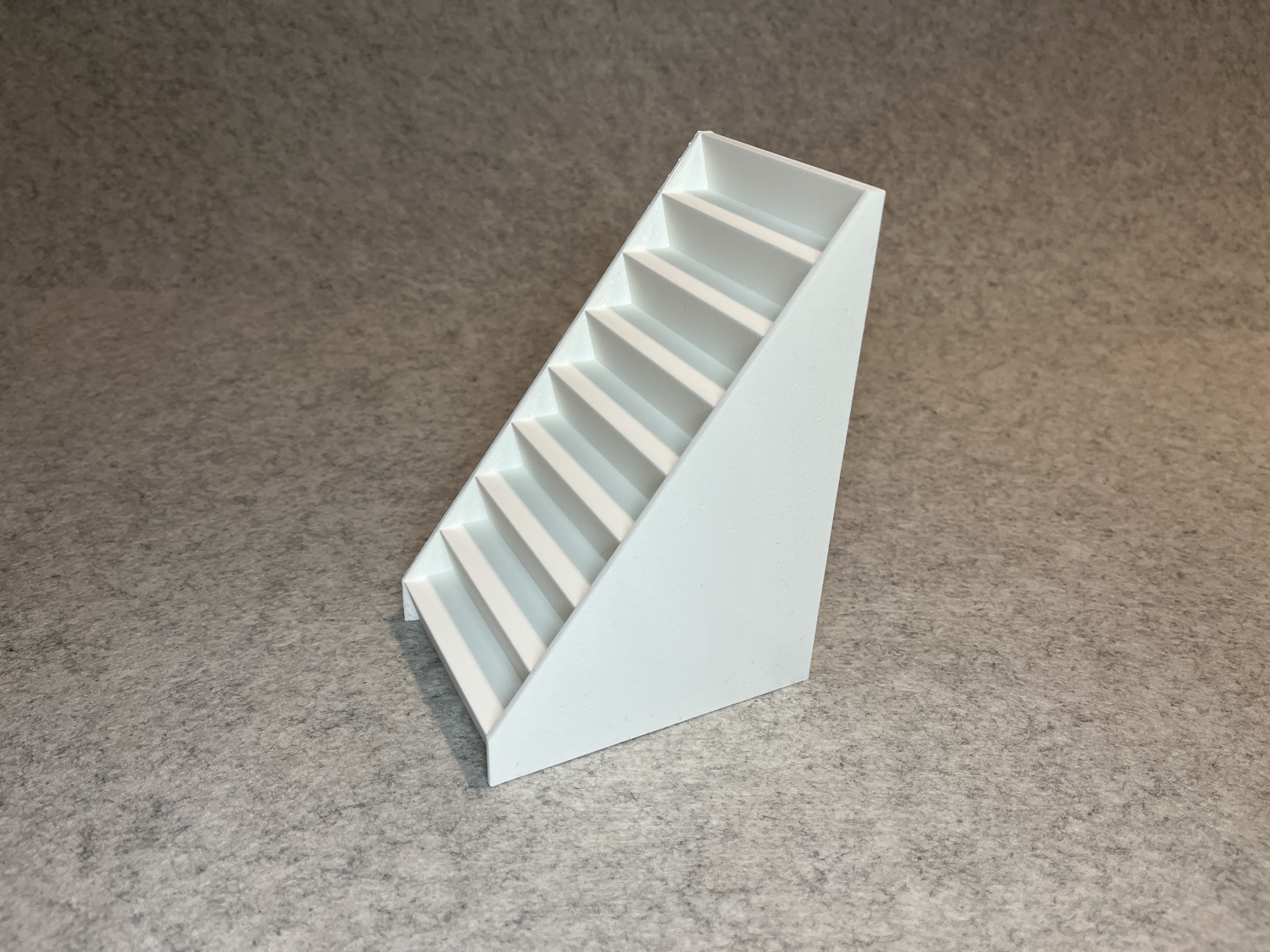 Dollhouse stairs miniature house scale 1:18