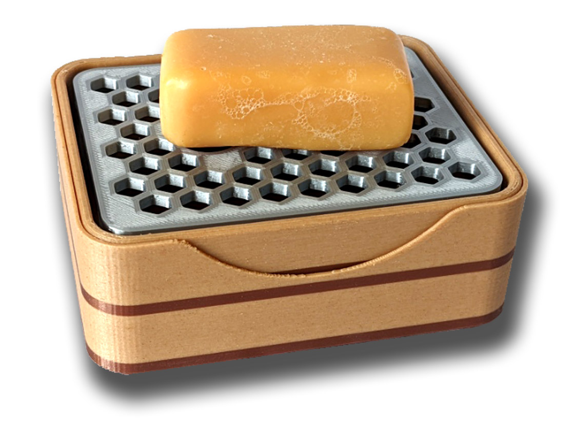 Travel Soap Dish, Neat and Compact when traveling and Using (Single