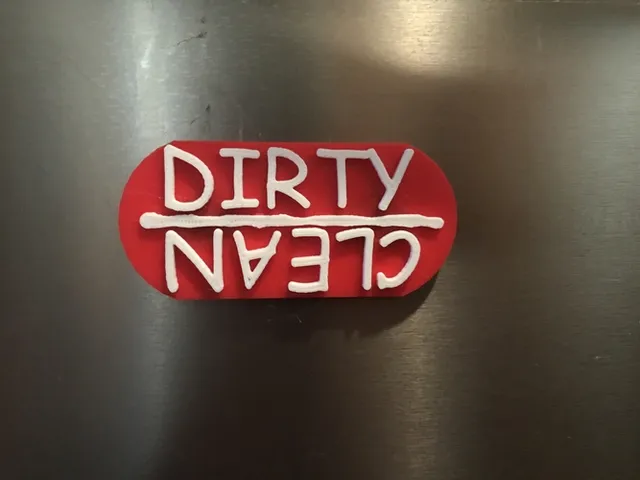 Dirty Clean Dishwasher Magnet