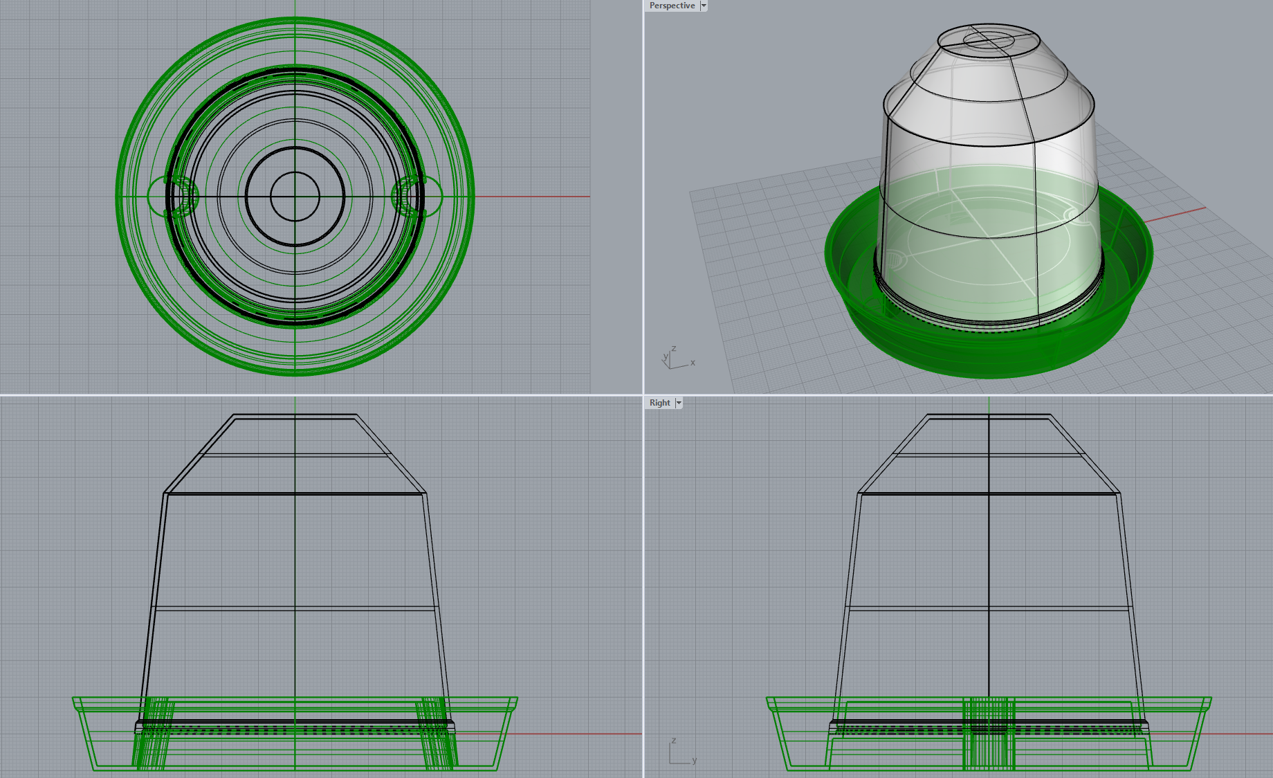 Water container for chicks - small