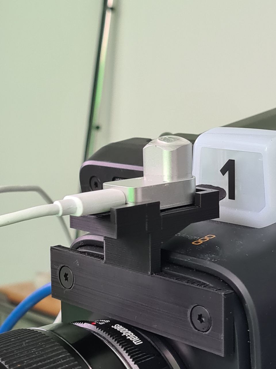 Adapter for Antilatency Tracking Tag to Black Magic Studio 4K Pro Camera