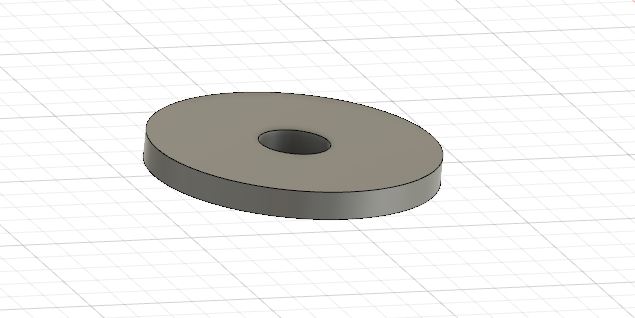 Magnet depth reducer/spacer 4 mm to 3 mm