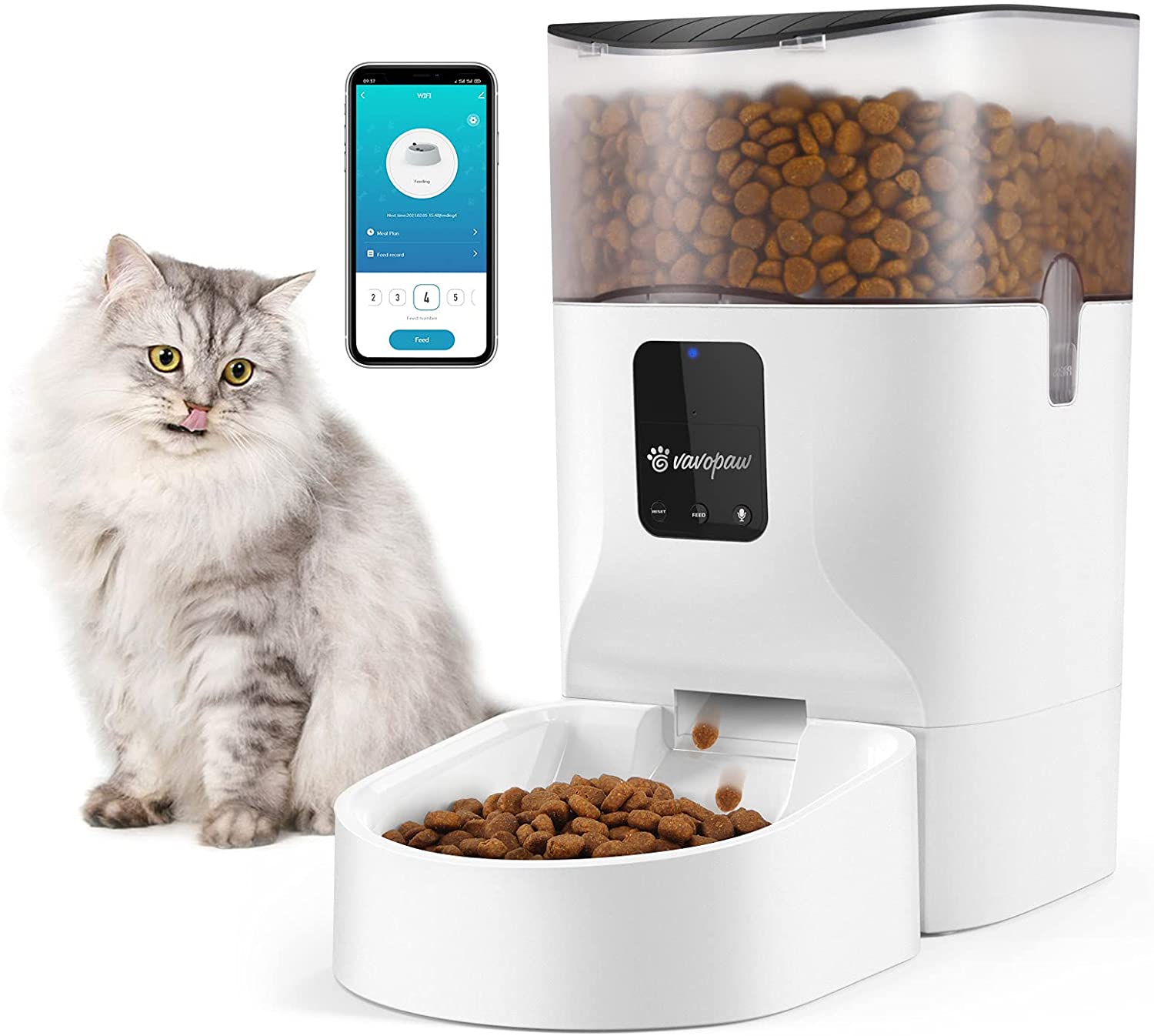 VavoPaw Smart Cat Feed (7L) Anti-Fish Protector Chute by DeastinY ...