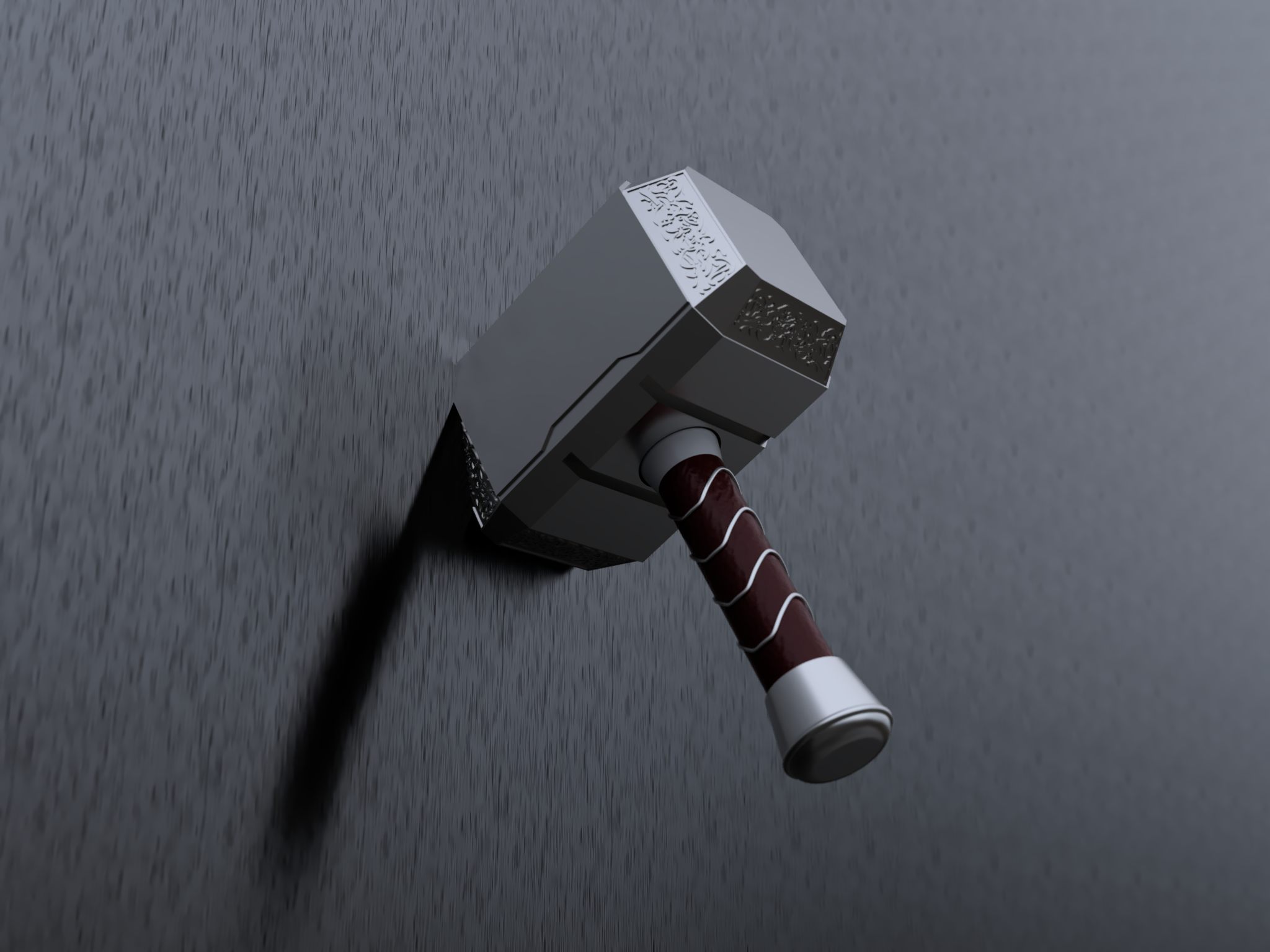 YAMFM (Yet Another Mjolnir Fridge Magnet)