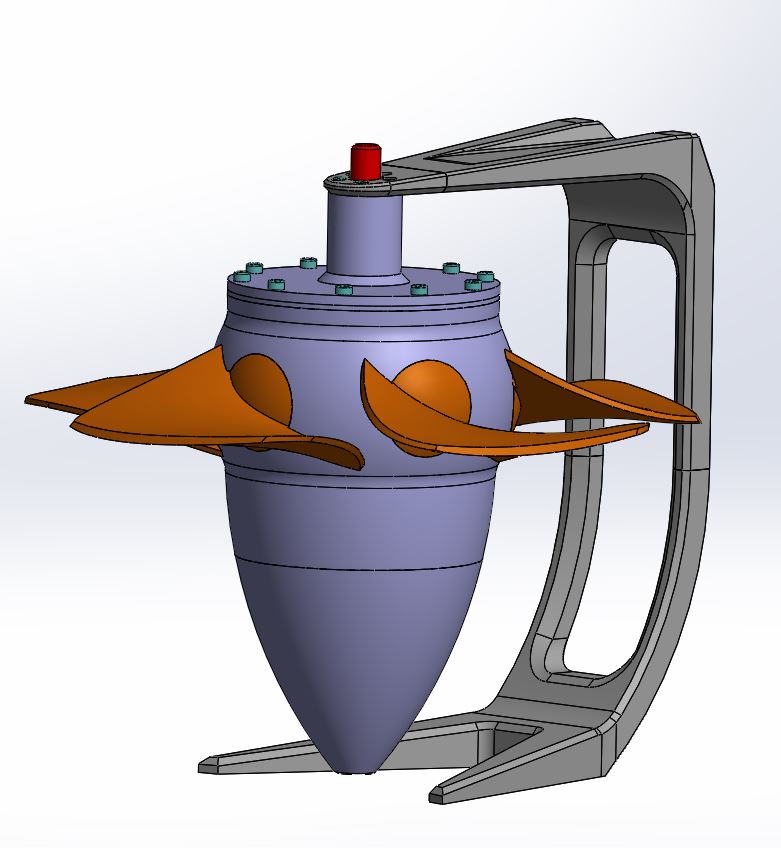 Kaplan Turbine von mochr | Kostenloses STL-Modell herunterladen ...