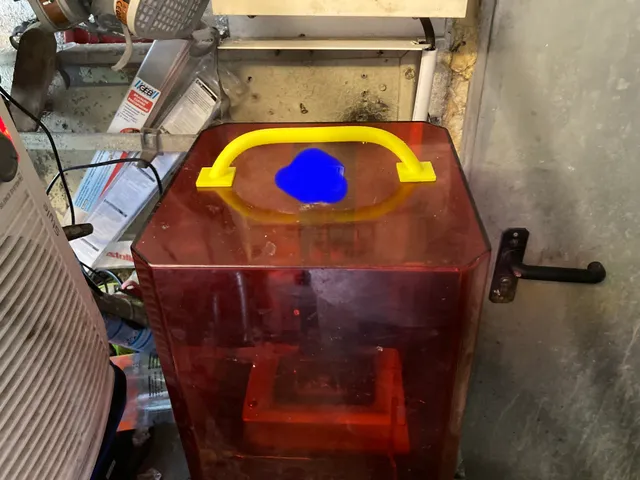 resin printer cover handle