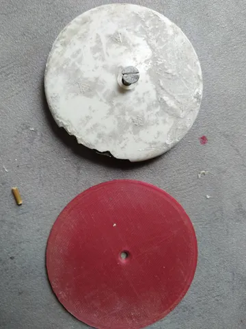 Circular lid for electric connector box | Runder Deckel für Elektrodose