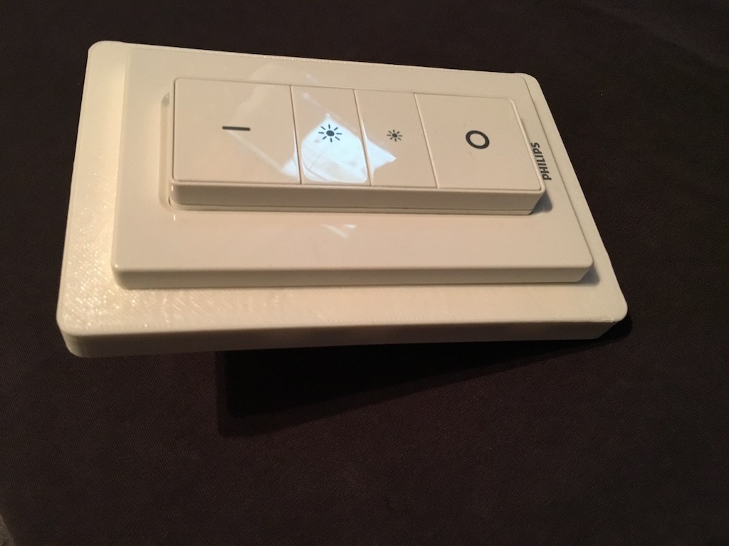 Philips HUE Dimmer Switch european wall adapter by Czo Download free