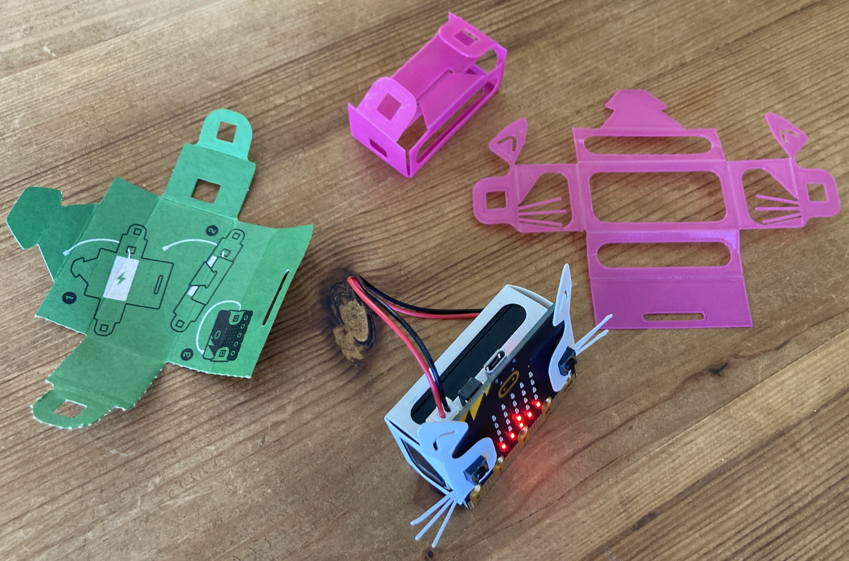 Miniatura 2 do modelo 3D Microbit battery holder