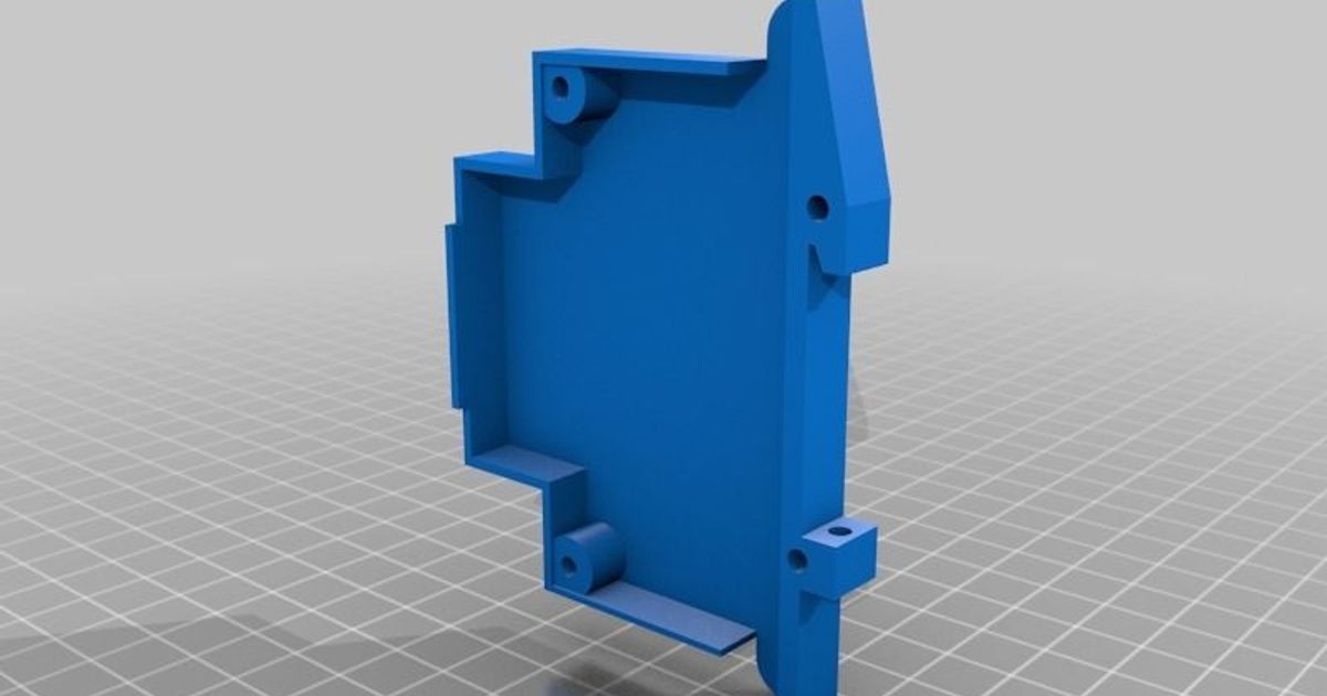 DINrail enclosure for WEMOS D1 mini by TheParrotGuy Download free