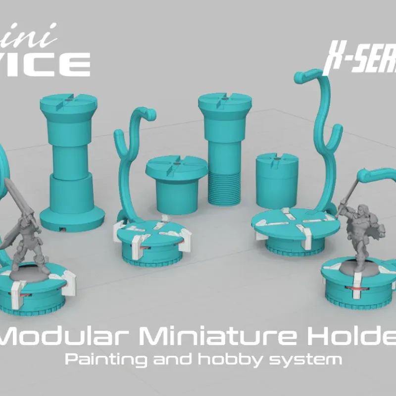 Free STL file miniVICE Y-Series - Modular miniature holder, painting and  hobby system 🖼️・3D printing template to download・Cults