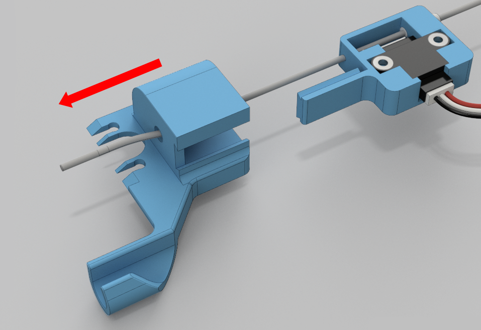 Filament Guide, Sensor, Cleaner & Cable management for the CR-10 with ...