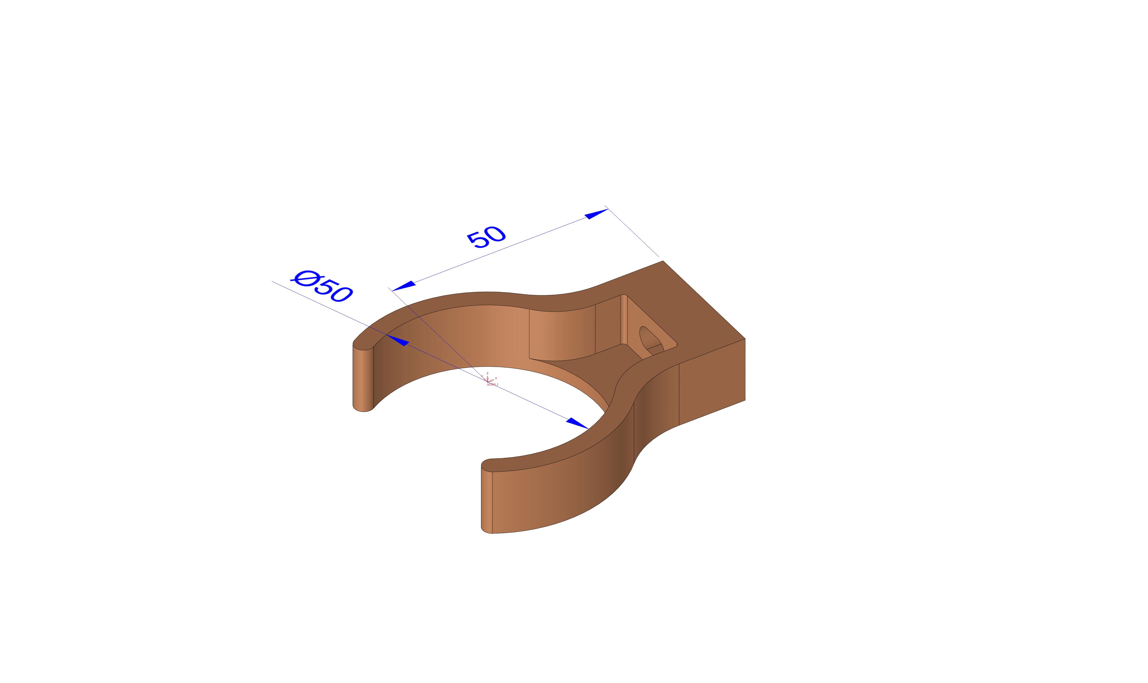 Pipe Clamp - Rohrschelle 50 mm